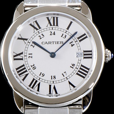 레플리카 [까르띠에] 여성용 솔로 드 까르띠에 W6701005 화이트 다이얼 쿼츠 무브먼트 CAR0503  