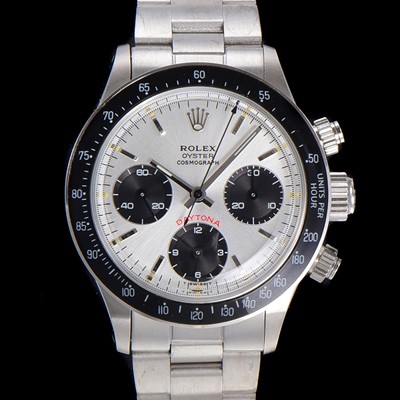 레플리카 [로렉스] 남성용 1965년 모델 클래식 코스모그래프 데이토나 Ref.6241 수동감기/기계식 37mm 스크류 다운 푸셔 메탈줄 화이트다이얼 rol1193  