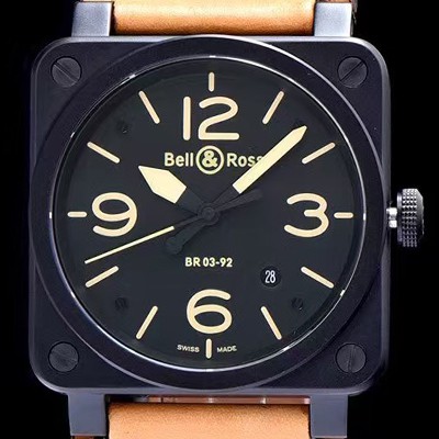 레플리카 [벨엔로스] 남성용 에비에이션 블랙다이얼 오토메틱 BEL4200  