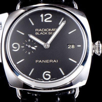 레플리카 [파네라이] 남성용 라디오미르 PAM00388 3데이즈 블랙씰 에디션 오토매틱 Cal.P.9000 무브먼트 블랙 다이얼 PAN0254  