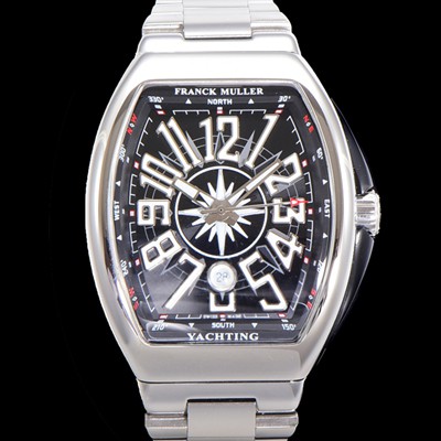 레플리카 [프랭크뮬러] 남성용 뱅가드 오토매틱 ETA2824 타입 45mm 메탈줄 블랙다이얼 fra4469  