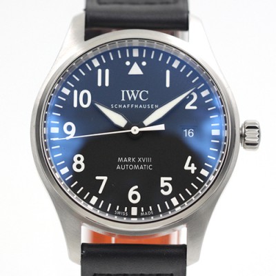 레플리카 [아이더블유씨] 남성용 파일럿 워치 마크 XVIII IW327004 어린왕자 에디션 센트럴 해킹 세컨즈 40mm 블랙 다이얼 오토매틱 무브먼트 iwc4076  