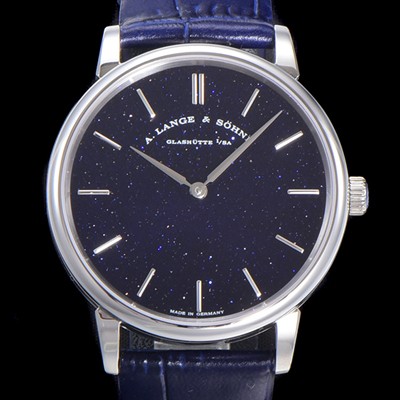 레플리카 [아랑게운트죄네] 남성용 색소니아 씬 205.086 랑게 39미리 블랙 다이얼 오토매틱 무브먼트 LAN40869  