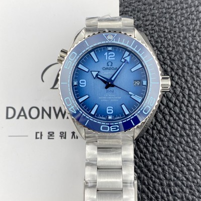 레플리카 [오메가] 남성용 씨마스터 215.30.40.20.03.002 플래닛 오션 600M 코액시얼 39.5mm 마스터 크로노미터 오토매틱 Cal.8800 타입 블루 다이얼 omg0233  