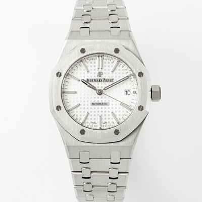 레플리카 [오데마피게] 남성용 하이엔드 15450ST 로얄오크 37mm 오토매틱 Cal.3120무브먼트 실버 와플 다이얼 aud6522  