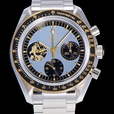 레플리카 [오메가] 남성용 스피드마스터 크로노그래프 아폴로 11 50주년기념 수동형 42미리 메탈줄 블루다이얼 OMG79568  