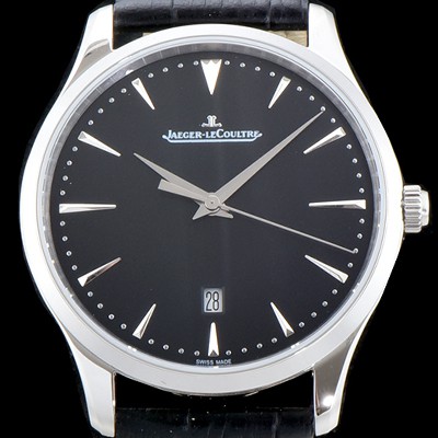 레플리카 [예거르꿀뜨르] 남성용 마스터 울트라 씬 데이트 블랙 다이얼 오토매틱 무브먼트 JAG0402  