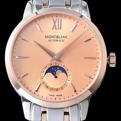 레플리카 [몽블랑] 남성용 헤리티지시리즈 로즈골드 다이얼 오토매틱 무브먼트 MON42010  