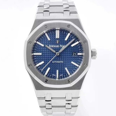 레플리카 [오데마피게] 남성용 하이엔드 로얄오크 15400ST.OO.1220ST.03 오토매틱 Cal.3120타입 41mm 블루 와플 다이얼 aud6564  