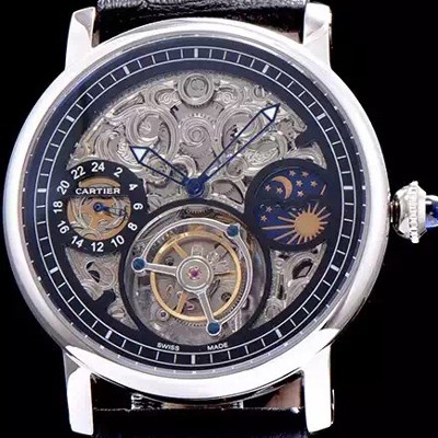 레플리카 [까르띠에] 남성용 로통드 드 까르띠에 투어빌론 시리즈 CAR0032  