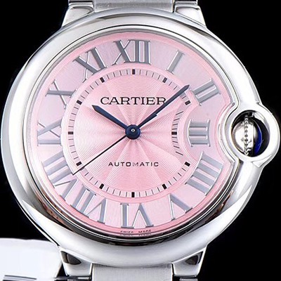 레플리카 [까르띠에] 남성용 발롱블루 w6920041 커플용 핑크 다이얼 CAR0520  