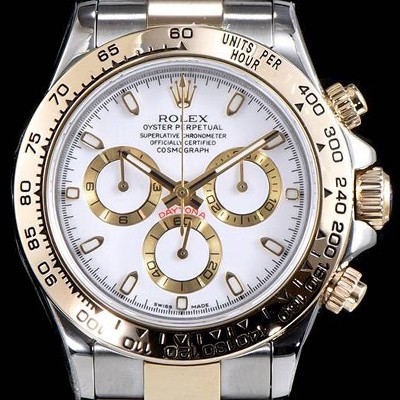 레플리카 [로렉스] 남성용 최상급 퀄리티 데이토나 116503 18K 옐로골드 포금 제품!! 크로노그래프 18K 옐로골드 투톤 콤비 화이트 다이얼 오토매틱 무브먼트 ROL0310  