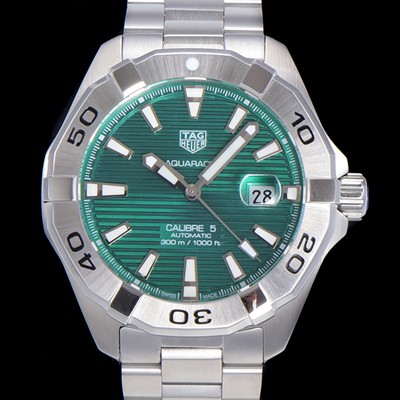 레플리카 [태그호이어] 남성용 아쿠아레이서 오토매틱 43mm 메탈줄 그린다이얼 tag13485  
