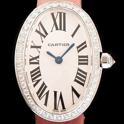 레플리카 [까르띠에] 여성용 베누아 화이트 쿼츠 무브먼트 CAR0500  