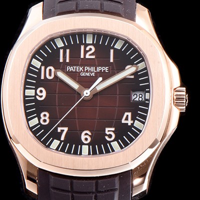 레플리카 [파텝필립] 남성용 파텍필립 5167R-001 PF사 신형 아쿠아넛 모델!! 18K 로즈골드 브라운 텍스쳐드 다이얼 기계식 오토매틱 무브먼트 PAT0133  