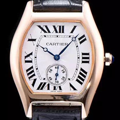 레플리카 [까르띠에] 남성용 토르튜 화이트 다이얼 오토매틱 무브먼트 CAR0542  