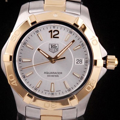 레플리카 [태그호이어] 남성용 아쿠아레이서 유니섹스 화이트 쿼츠 TAG4204  