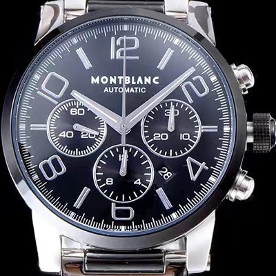 레플리카 [몽블랑] 남성용 타임워커 크로노그래프 블랙 다이얼 오토매틱 무브먼트 MON42000  