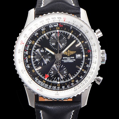 레플리카 [브라이틀링] 남성용 네비타이머 크로노그래프 ETA7750-2 타입 오토매틱 46mm 가죽줄 블랙다이얼 bre5992  