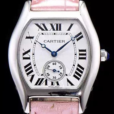 레플리카 [까르띠에] 남성용 토르튜 화이트 다이얼 오토매틱 무브먼트 CAR0541  