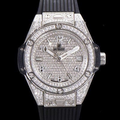 레플리카 [휴블렛] 남여공용 빅뱅 오토매틱 HUB1710타입 39mm 다이아/보석 세팅 우레탄밴드 보석다이얼 hub5912  