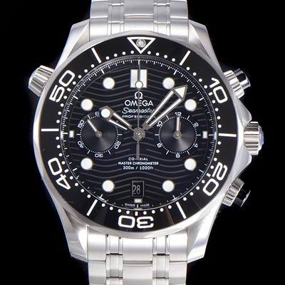 레플리카 [오메가] 남성용 씨마스터 디버 300M 코엑시얼 크로노그래프 P. 9900타입 44mm 메탈줄 블랙다이얼   omg18072  