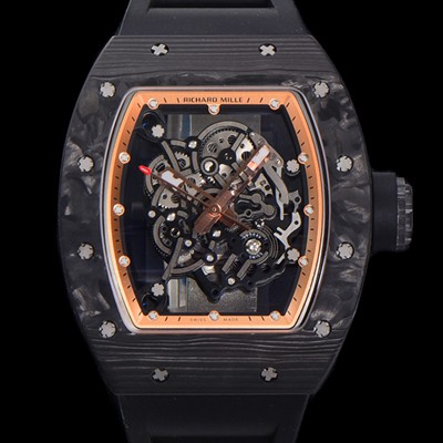 레플리카 [리차드밀레] 남성용 RM055 NTPT 카본케이스 50미리 스켈레톤 다이얼 기계식 수동형 무브먼트 RIC73867  