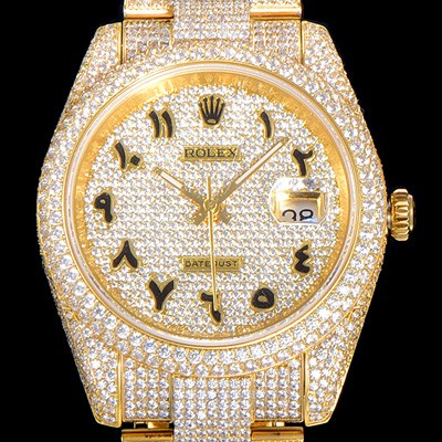 레플리카 [로렉스]남성용 1:1수제공정 제작 데이져스트 41mm 다이아몬드 18K 옐루골드 904L 오토매틱 보석다이얼 ROL19101  