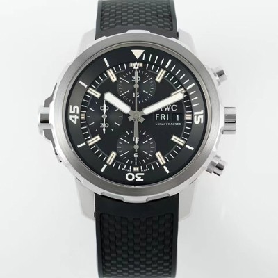 레플리카 [아이더블유씨] 남성용 아쿠아타이머 IW376803 크로노그래프 베스트 에디션 44mm 오토매틱 무브먼트 블랙 다이얼 iwc4113  