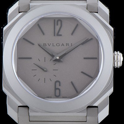 레플리카 [불가리] 남성용 옥토 피니씨모 102713 BGO40C14TTXTAUTO 티타늄 샌드 블래스팅 그레이 다이얼 오토매틱 무브먼트 BVL4309  