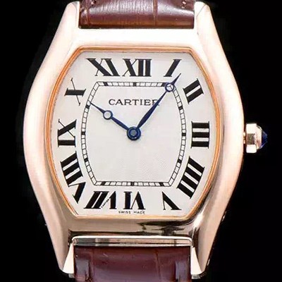 레플리카 [까르띠에] 남성용 토르튜 W1556362화이트 다이얼 스위스 쿼츠 무브먼트 CAR0543  