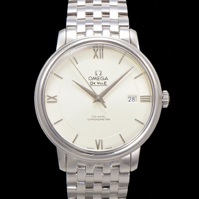 레플리카 [오메가] 남성용 드빌 프레스티지 424.10.40.20.02.003 오토매틱 Cal.8800타입 39.5mm 메탈줄 화이트 다이얼 omg20190  