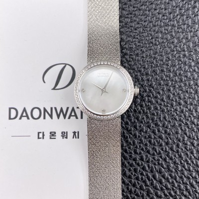 레플리카 
[디올] 여성용 라디드 사틴 25mm 다이아몬드 쿼츠 무브먼트 화이트 자게 다이얼 dio1007  