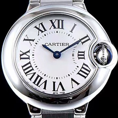 레플리카 [까르띠에] 여성용 발롱블루 W69010Z4 워치 화이트 자개 다이얼 브레이슬릿 스위스 정품 쿼츠 무브먼트 CAR0315  