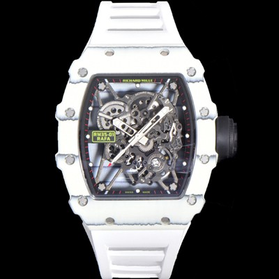 레플리카 [리차드밀러] 남성용 RM035-01 라파 수동/기계식 무브먼트 50mm 카본 우레탄줄 스캘래톤 다이얼 ric0230  