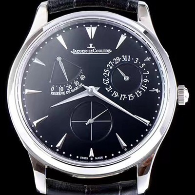 레플리카 [예거르쿨트르] 남성용 리저브 마스터 블랙 다이얼 오토매틱 무브먼트 JAG4200  