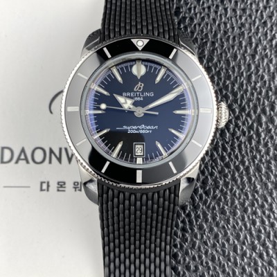 레플리카 [브라이틀링] 남성용 슈퍼오션 해리티지 42mm 세라믹 베젤 오토매틱 B31타입 블랙 다이얼 bre6077  