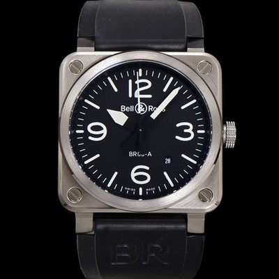 레플리카 [벨엔로즈] 남성용 인스트루먼트03 BR03A-D-BL-STSRB 오토매틱 9015타입 42mm 우레탄줄 블랙 다이얼 bel4113  