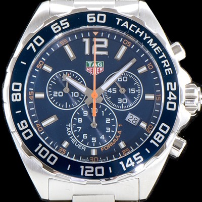 레플리카 [태그호이어] 남성용 칼리버 포뮬러 크로노 그래프 스위스 쿼츠 블루다이얼 TAG0401  