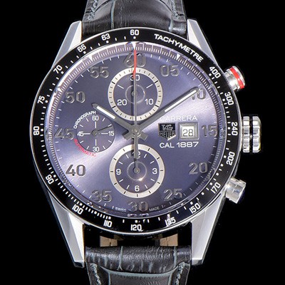 레플리카 [태그호이어] 남성용 까레라 크로노그래프 그레이 다이얼 TAG0443  