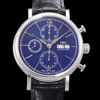 레플리카 [아이더블유씨] 남성용 포르토피노 IW391023 오토매틱 무브먼트 42미리 블루 다이얼 IWC71015  