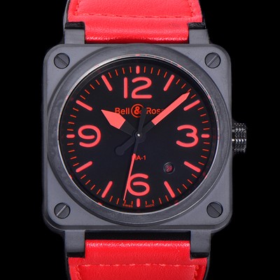 레플리카 [벨앤로즈] 남성용시계 BR03 오토매틱 미요타 9015타입 세라믹케이스 42mm 러버줄 블랙다이얼 bel4248  