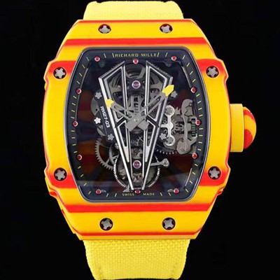 레플리카 [리차드밀레] 남성용 RM27-03 투어빌론 포지드 카본 47mm 투르비용 무브먼트 스켈레톤 다이얼 ric0276  