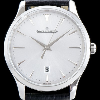 레플리카 [예거르꿀뜨르] 남성용 마스터 울트라 씬 데이트 1288420 실버 다이얼 오토매틱 무브먼트 JAG0404  