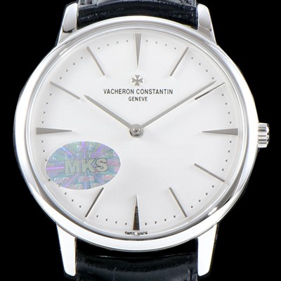 레플리카 [바쉐론콘스탄틴] 남성용 패트리모니 81180/000G-9117 매뉴얼 와인딩 클래식 타임온리 워치!! 화이트 다이얼 오토매틱 무브먼트 VAC0210  