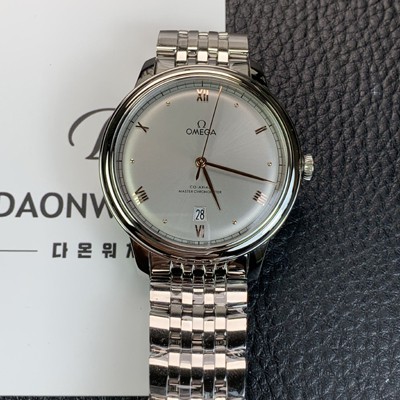 레플리카 [오메가] 남성용 드빌 프레스티지 434.10.40.20.06.001 오토매틱 Cal.8800타입 40mm 메탈줄 그레이 다이얼 omg20211  