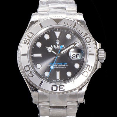 레플리카 [로렉스] 남성용 2022신형! 요트마스터 m126622-0001  40미리 Cal.3235 오토매틱 무브먼트 그레이 다이얼 ROL35154  