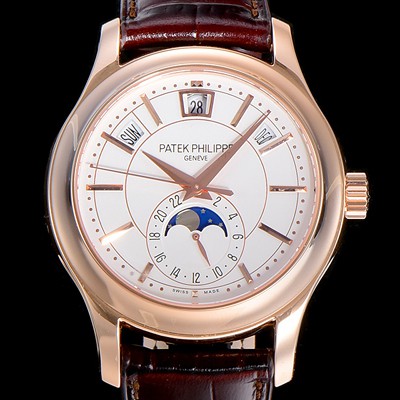 레플리카 [파텍필립]남성용 애뉴얼 캘린더 Ref 5205G 칼리버 324 S C 오토매틱 스페셜모델 그레이다이얼 JAG54616  