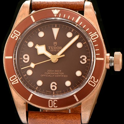 레플리카 [튜더] 남성용 블랙 베이 M79250BM-0001 오리지날 브론즈 브라운 다이얼 스위스 ETA 2836-2오토매틱 무브먼트 TUD4212  