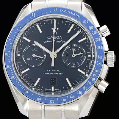 레플리카 [오메가] 남성용 스피드마스터 크로노그래프 블루다이얼 OMG0100  